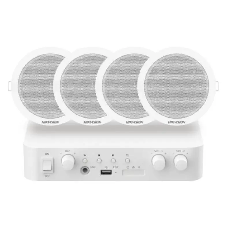 Hikvision Kit 1xAmpl 4xAlta Techo DS-QAE1KA80206