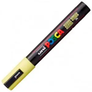 Posca Marcador PC-5M No Permanente Punta Forma De Bala 1,8 - 2,5 mm Amarillo Sol