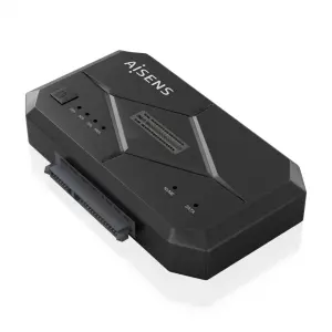 Aisens Docking Station Clonador de Discos Duros - Instalacion Facil - Compatible con SATA y M.2 NVME - Plug and Play - USB 3.0 - LEDS Indicadores - Alta Velocidad de Transferencia - Soporta Uasp