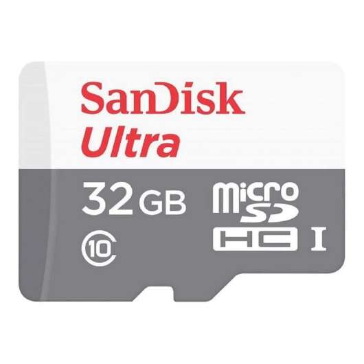 Sandisk Ultra Tarjeta Micro Sdhc 32Gb Uhs-I U1 Clase 10 100Mb/S + Adaptador Sd