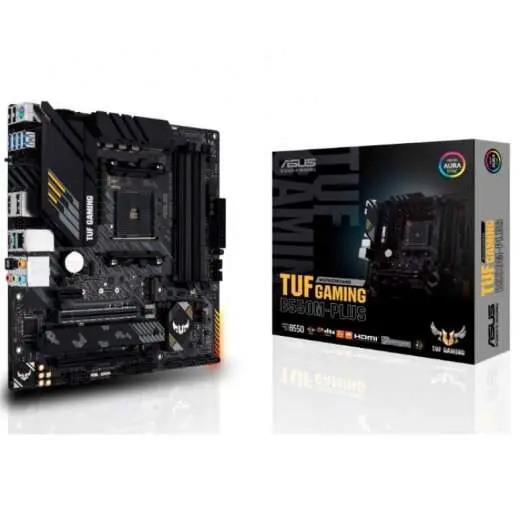 Asus TUF Gaming B550M-Plus Placa Base AMD con HDMI, DisplayPort, PCIe 4.0, USB-C