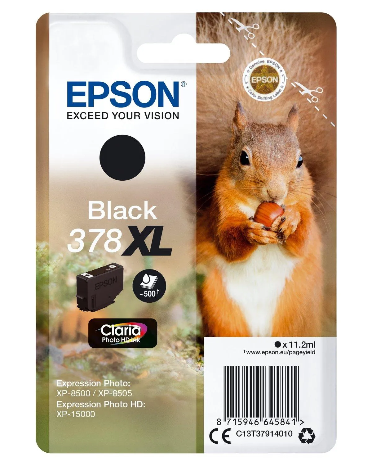 Epson 378XL Cartucho de Tinta Negro Original