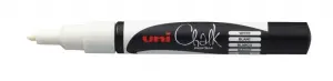 Uni-ball PWE-3MS Marcador de Tiza Líquida 0.7mm Punta Cónica Color Blanco