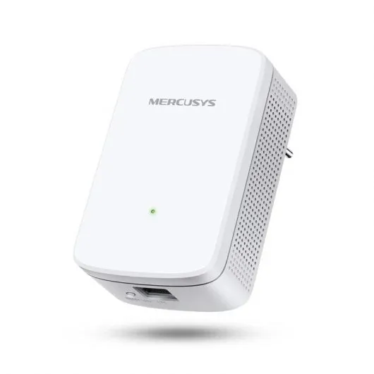 Mercusys Repetidor Extensor De Red Wifi - Hasta 300Mbps - 1X Rj-45, Boton Wps