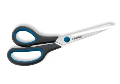 Dahle Tijeras de Acero Templado 21cm para Zurdos con Mangos de Goma