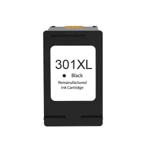 HP 301XL Negro Cartucho de Tinta Remanufacturado - Reemplaza CH563EE/CH561EE