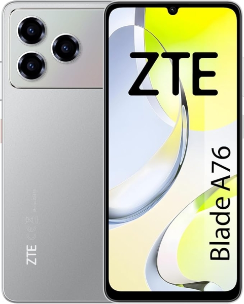 Zte Blade A76 Smartphone Pantalla 6,75" - 4+8 Gb Ram - 128 Gb - 90 Hz - Camara 50 Mp -  Bateria 5000 Mah - Color Gris