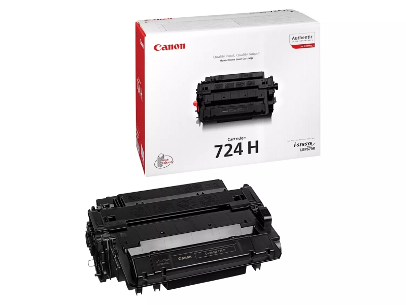 Canon 724H Negro Cartucho De Toner Original - 3482B011/3482B002