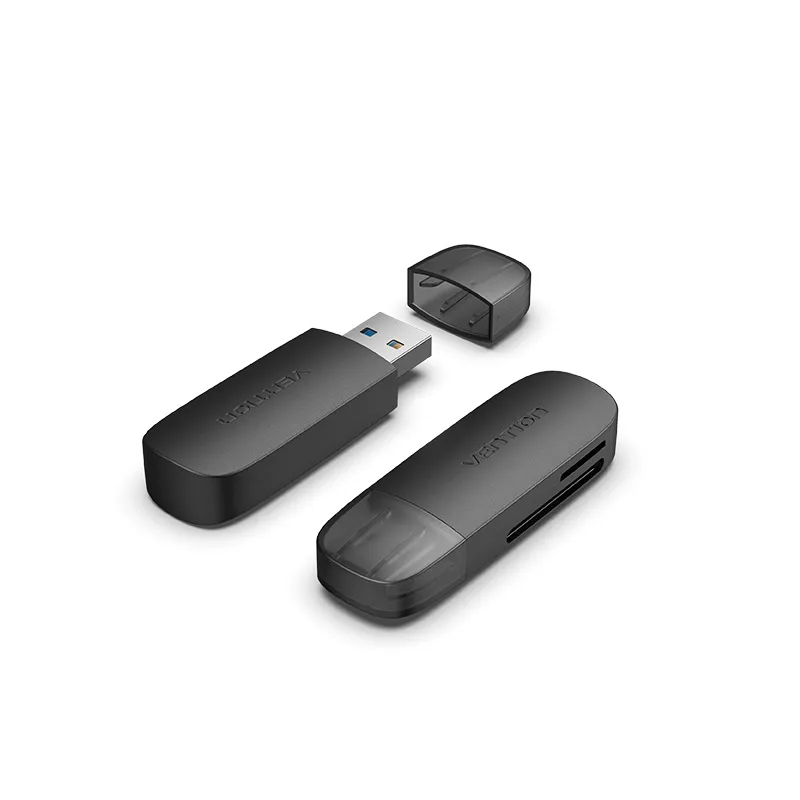 Vention Lector de Tarjetas Externo USB 3.0 - Negro