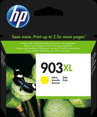 HP Tinta Amarilla Nº 903XL para OfficeJet Pro 6860 / 6960 / 6970