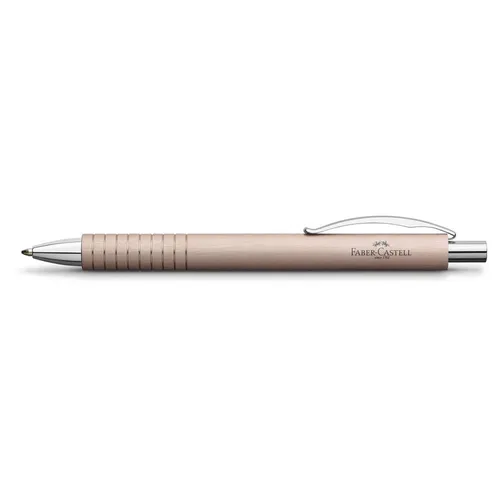 Faber Castell Bolígrafo Essentio Aluminio B Tinta Negra Recargable Rosa