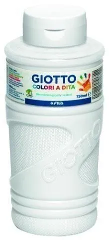 Giotto Pintura De Dedos De 750 Ml Color Blanco