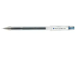 Pilot G-Tec C4 Bolígrafo de Gel Recargable 0.4mm Punta Fina Color Azul