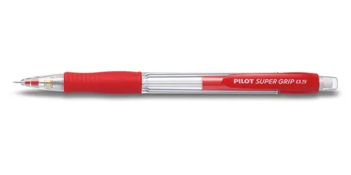 Pilot Portaminas H-185 Supergrip 0.5 Con Goma Rojo