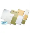 Sam Bolsa A-12 DIN B4 Folio Autoadhesivo 250X353mm 90g Blanco 250 Unidades