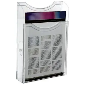 Archivo 2000 Portafolios Mural Archiplay A4 Vertical Poliestireno Transparente