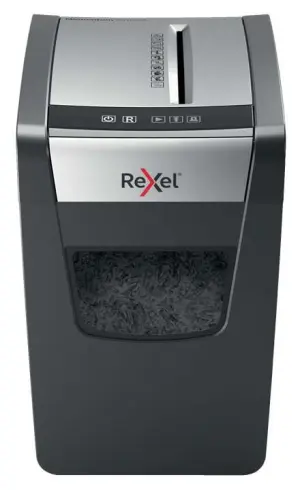 Rexel Momentum X410-SL Destructora de Papel Manual Corte Confeti P-4 10 Hojas 23L Gris