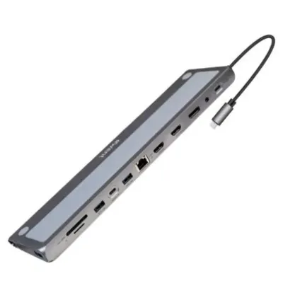 Ewent EW1150 Dock Multipuerto 12 En 1 USB-C