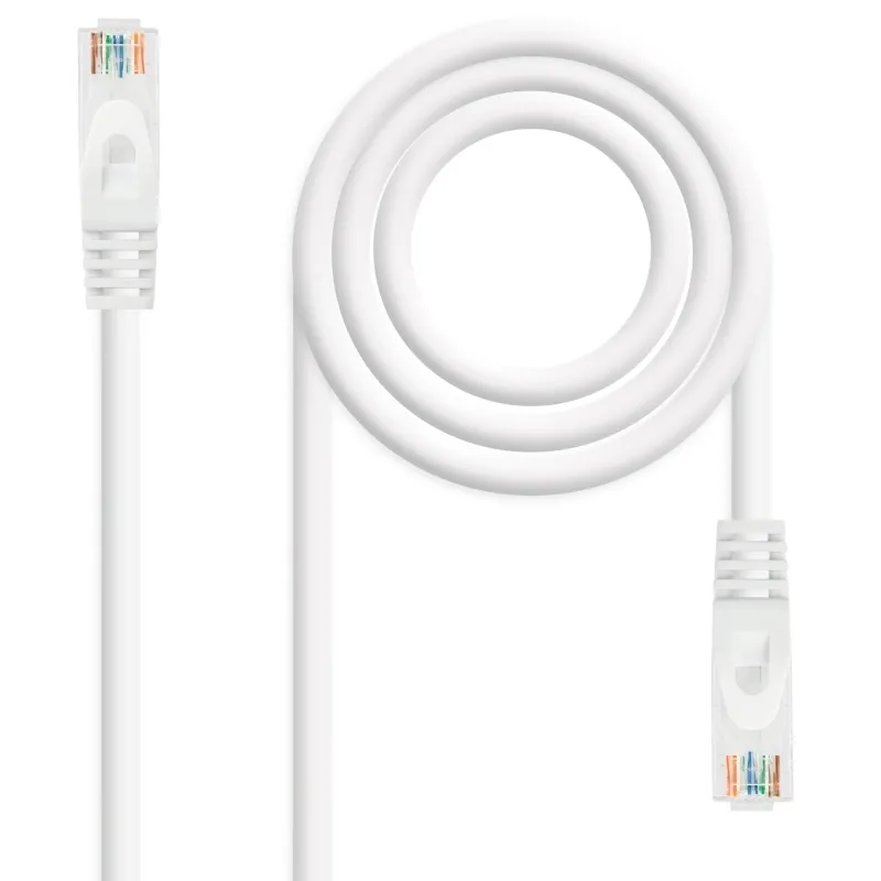 Nanocable Cable de Red RJ45 LSZH Cat.6a UTP AWG24 3m Blanco