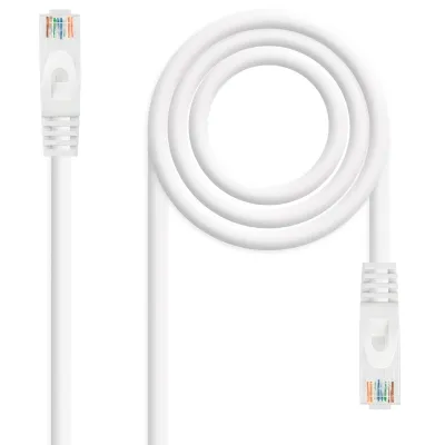 Nanocable Cable de Red RJ45 LSZH Cat.6a UTP AWG24 3m Blanco