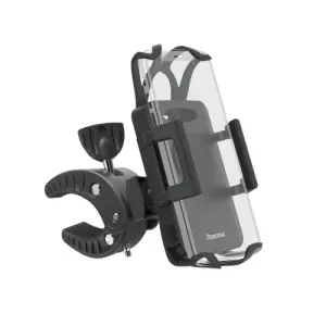 Hama Soporte de Bicicleta para Smartphone Universal - Ancho 5 a 9cm - Peso Max 230g - Manillares hasta 3cm - Negro
