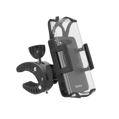 Hama Soporte de Bicicleta para Smartphone Universal - Ancho 5 a 9cm - Peso Max 230g - Manillares hasta 3cm - Negro