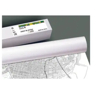 Fabrisa Plus Bobina de Papel para Plotter 90g - 610mm x 50m