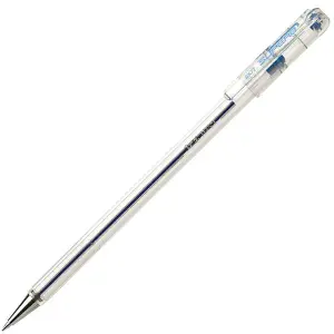 Pentel SuperB Bolígrafo de Bola Punta Fina 0.7mm Tinta Azul con Base de Aceite