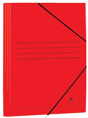 Mariola Carpeta Cartón 500 Gr Solapa Gomas Folio Mate Rojo - 20 Unidades