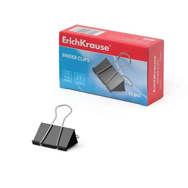 Erichkrause Pinzas Para Papeles - Alambre De Acero De Alta Calidad - Resistencia Mejorada - Capacidad Hasta 110 Hojas - Resistente A La Corrosion - Color Metalico