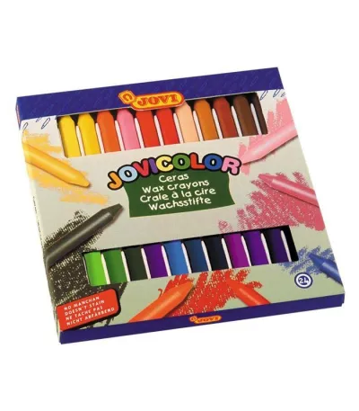 Jovi Ceras Jovicolor 75Mm Colores Surtidos Estuche 24 Ud