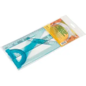 Faibo Reglas Irrompibles 30cm Transparentes Kit 4 Piezas