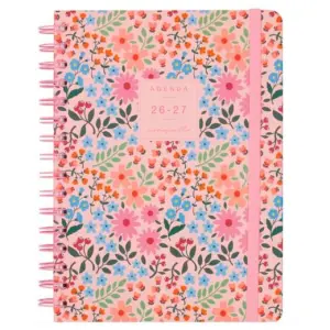 FINOCAM AGENDA MONIQUILLA ESPIRAL E10-155X212MM SVH ROSA CURSO 2026-2027