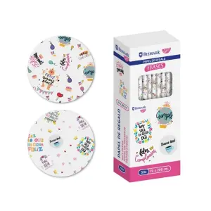 Bismark Frases Rollo de Papel Regalo - Medidas 70cmx200cm - 2 Diseños Diferentes