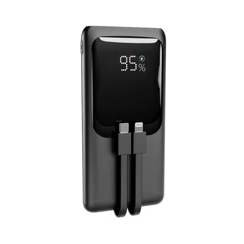 Gembird Powerbank 10000mAh con Cables y Carga Rápida 20W