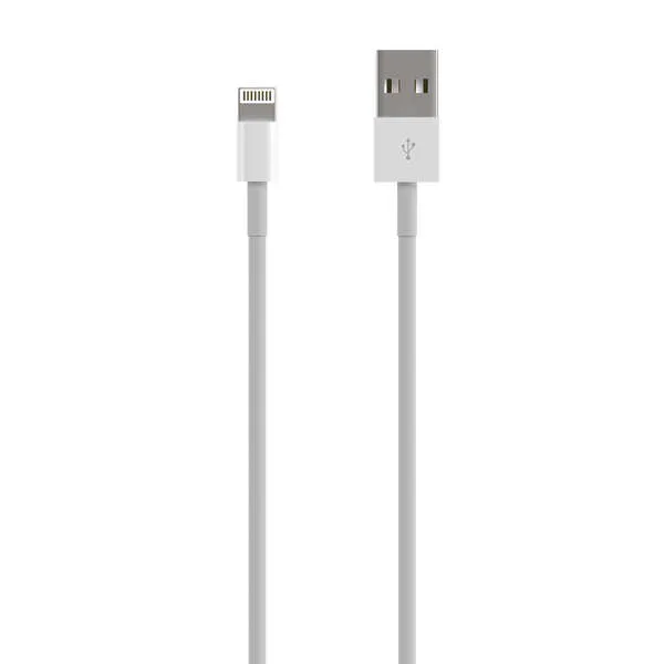 Aisens Cable Lightning A Usb 2.0, Lightning/M-Usb A Macho - 0.5M - Color Blanco