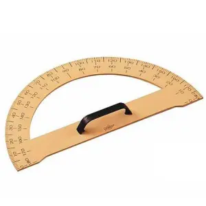 Faibo Transportador Pizarra Graduado 33,4 cm Plástico