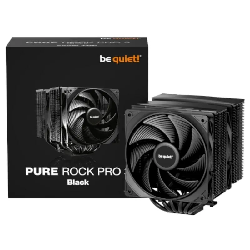 Be Quiet! Pure Rock Pro 3 Black 12 cm Ventilador de Refrigeración