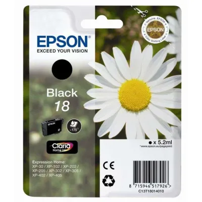Epson T1801 Cartucho de Tinta Negro Original