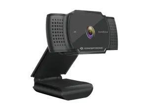 WEBCAM 2K CONCEPTRONIC AMDIS 5MP USB 3.6MM 30 FPS