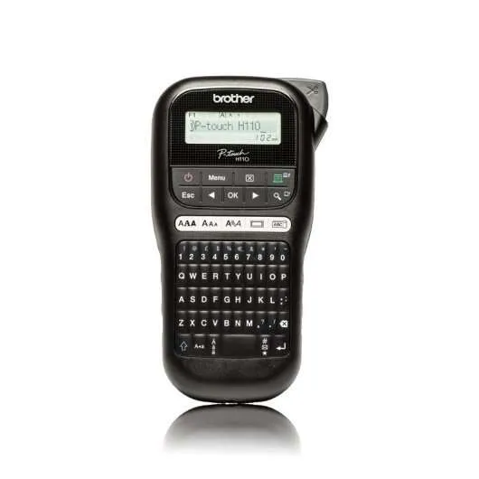 Brother Pt-H110 Rotuladora Electronica Portatil - Pantalla Lcd - 253 Simbolos - Velocidad 20Mms - Color Negro