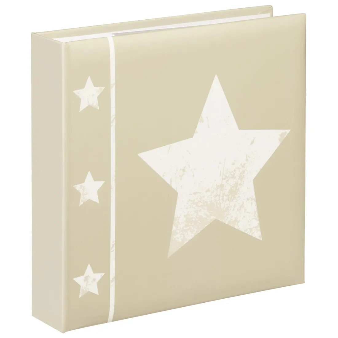 Hama Skies Album de Fotos - Capacidad para 200 Fotos 10x15cm - Insercion Lateral - Tapa Plastificada - 22.5x22cm - Color Beige