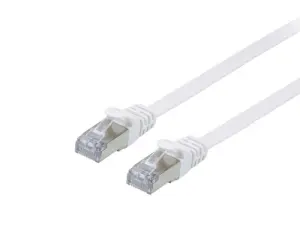 EQUIP Latiguillo Plano Apantallado U/FTP Cat. 6A 10G 3M Blanco
