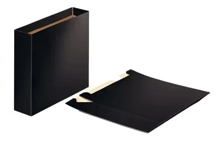Esselte Cajetín de Cartón A4 75mm 500 Hojas Color Negro