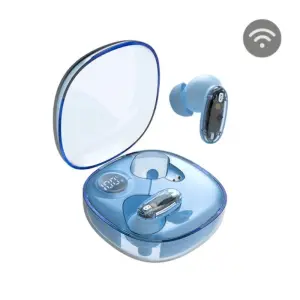 Mars Gaming Auricular Intrauditivo Bluetooth MHIB2 TWS BT5.1 Estuche 24h Batería Azul