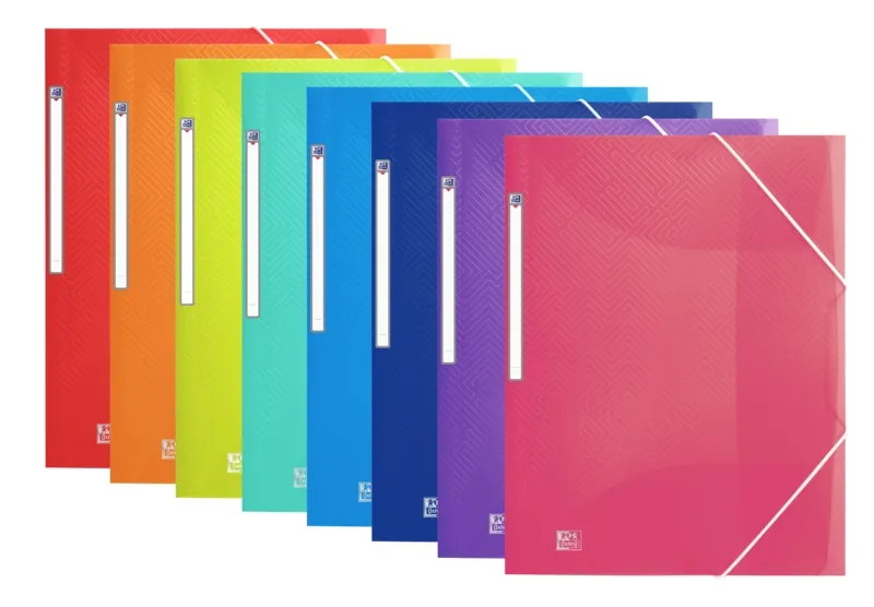 Oxford Carpeta De Gomas Urban PP Traslúcido A3+ Con Solapas Colores Surtidos