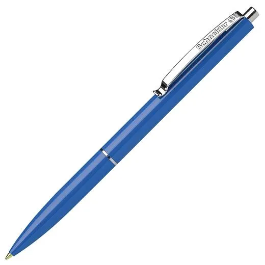 Schneider Bolígrafo Fino K15 Con Clip Metálico Recargable Azul