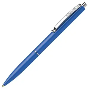 Schneider Bolígrafo Fino K15 Recargable Azul con Clip Metálico