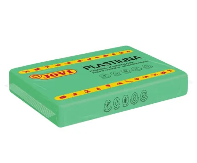 Jovi Caja de 15 Pastillas de Plastilina 350g 100% Vegetal Color Verde