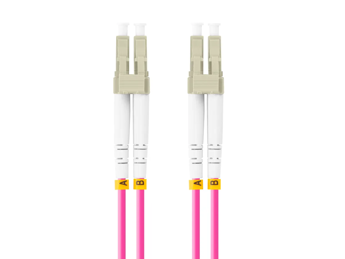 Lanberg FO-LULU-MD41-0010-VT Cable de fibra óptica e InfiniBand 1 m LC Violeta